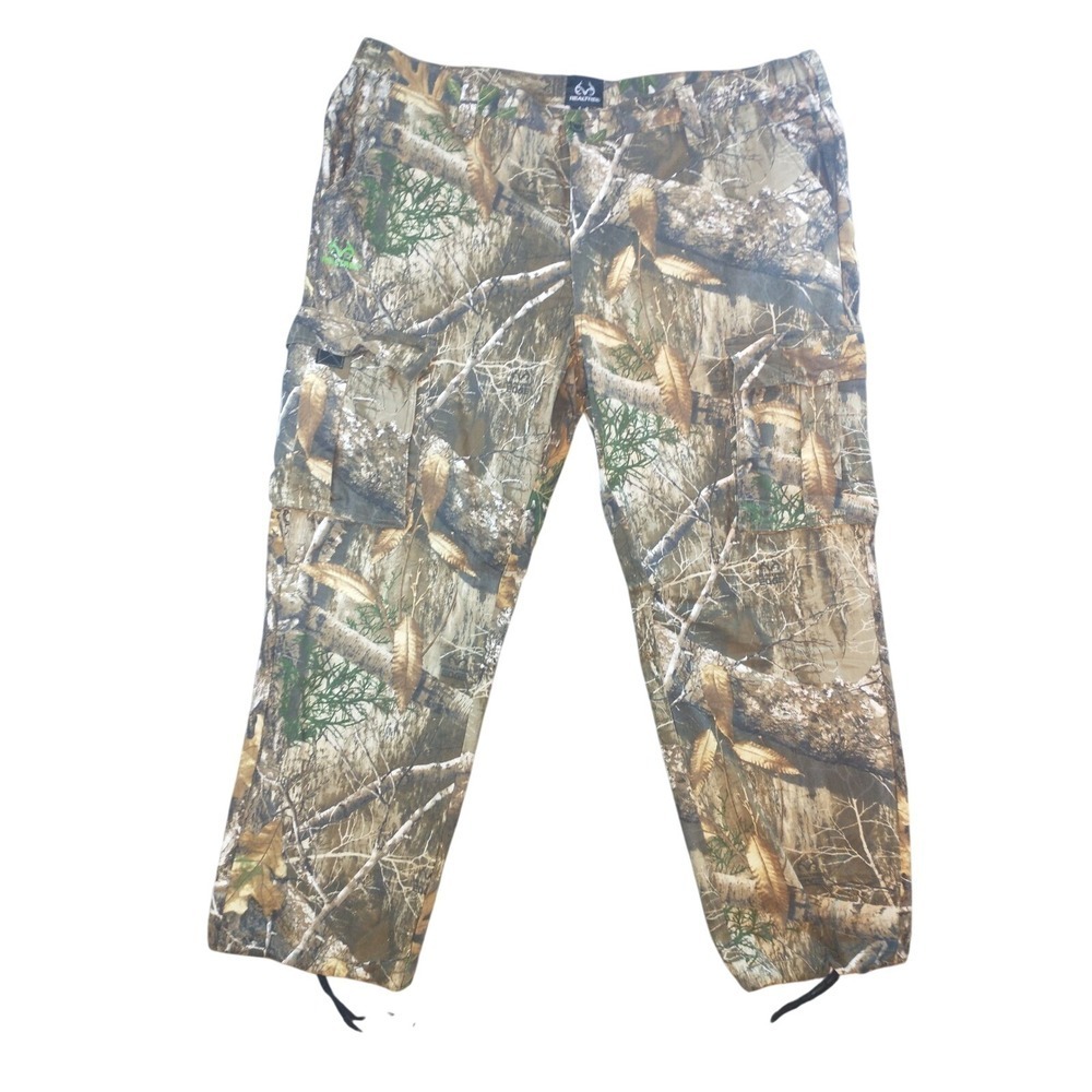 Realtree Edge Camo Cargo Pants Mens XXL 44-46 Camouflage Hunting Outdoor Trouser